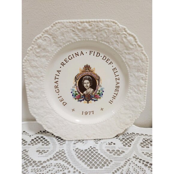 Lord Nelson Silver Jubilee Plate – 8.5” Square Embossed Commemorative Dish - Picture 7 of 10